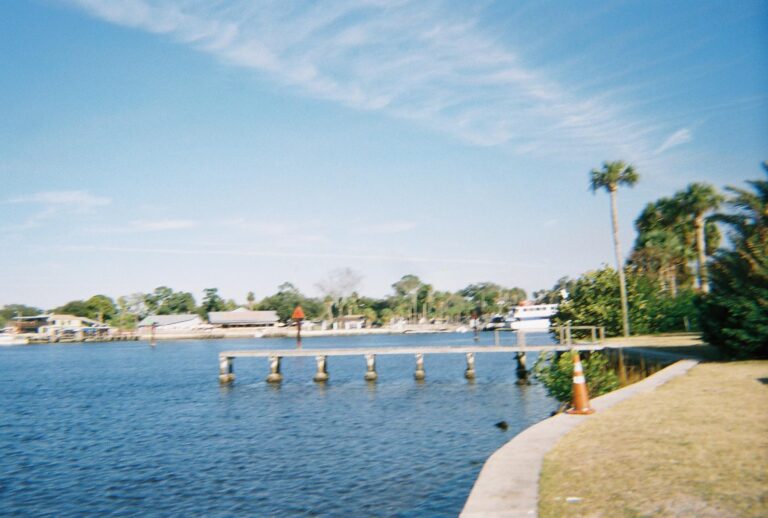 View of Port Richey, Florida from across the Pithlachascotee River