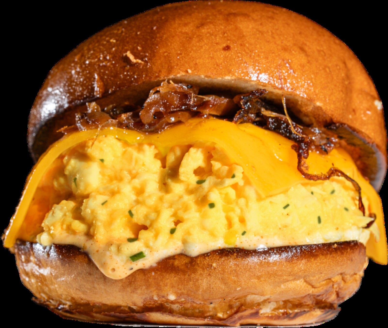 Breakfast sandwich at EggBred in Land O Lakes